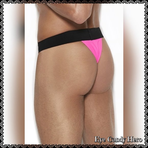 COPY - 🆕Neon Pink Men's Micro Mini Thong - Picture 3 of 4